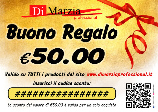 BUONO REGALO DI MARZIA ITALIA DEL VALORE DI € 50.00
