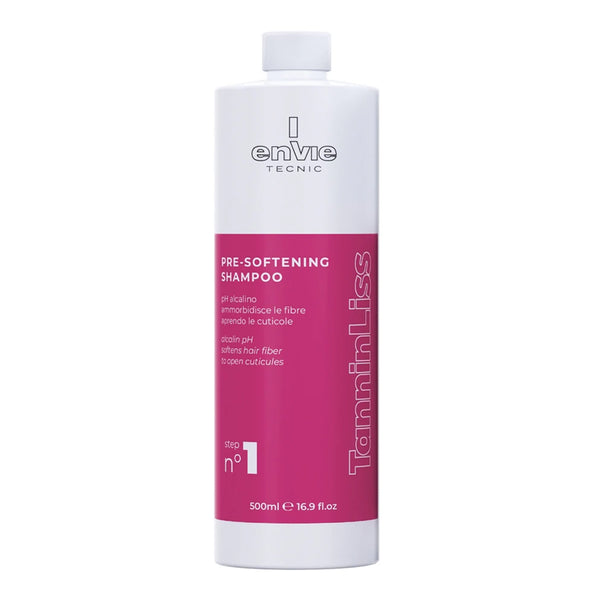 Envie Tecnic Pre-Softening Shampoo, Trattamento Lisciante al Tannino, 500ml step n°1