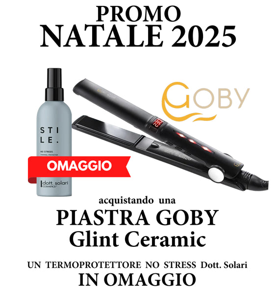 PROMO NATALE 2025 Piastra Goby Glint Ceramic + No stress Thermal protector